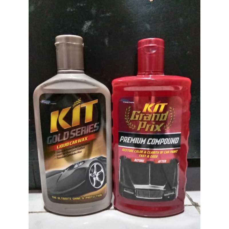 Kit Gold Series Liquid Wax 500ml.& Kit Grand Prix Premium Compound 500ml.