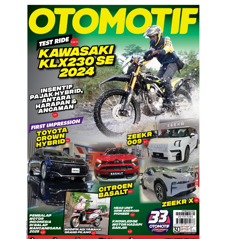 Tabloid Otomotif edisi Desember 2024 - Otomotif No.30