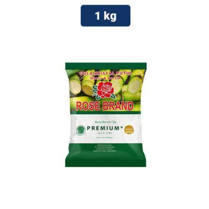 

ROSE BRAND GULA PASIR PUTIH PCK 1Kg