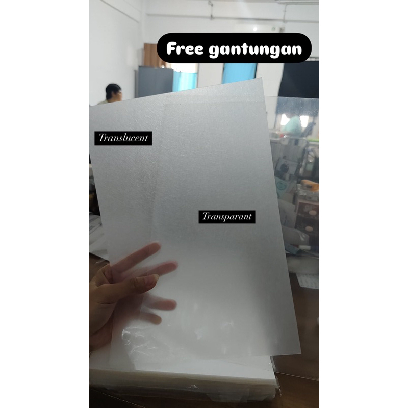 

SHRINK PAPER MIX BLURRY + TRANSPARANT READY