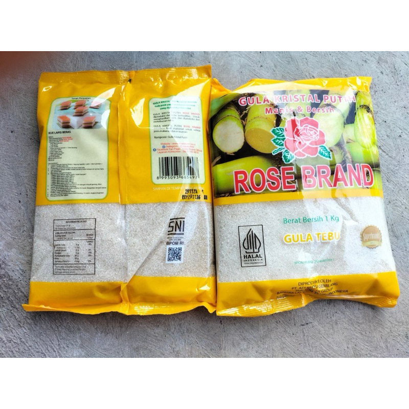 

ROSE BRAND Gula Pasir / Gula Tebu 1kg