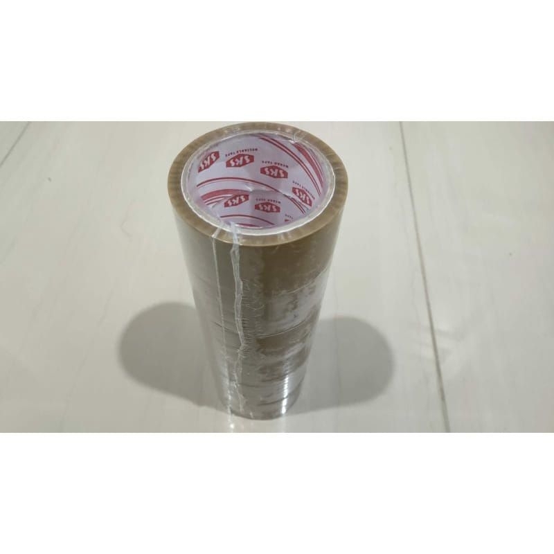 

Lakban SKS Bening / coklat 72 Yard x 45mm / Termurah Lakban Karton / OPP Tape/ Harga Per Pcs