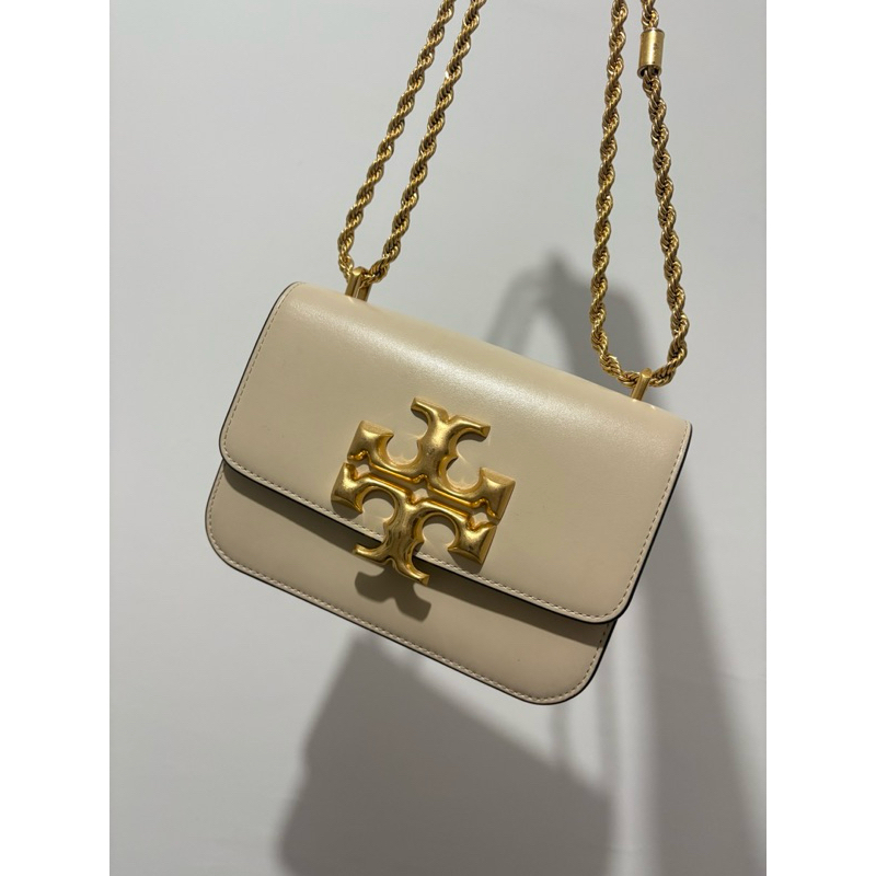Preloved TB Eleanor Small Convertible Shoulder bag New cream
