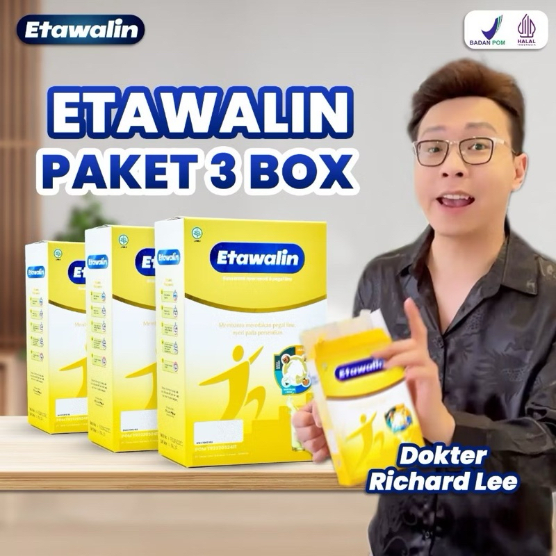 

PAKET 3 BOX ETAWALIN Store Susu Ampuh Atasi Radang Sendi Tulang Pegal Linu Asam Urat 200 Gram