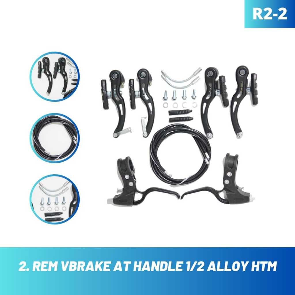 REM V BRAKE ATLANTIS 1/2 ALLOY REM TANGAN SEPEDA V BRAKE SEPEDA HANDLE REM TANGAN SEPEDA