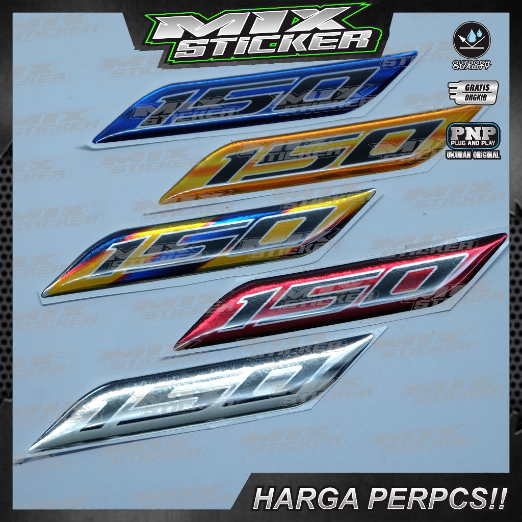 Emblem timbul 150 vario / emblem 150 honda 3D