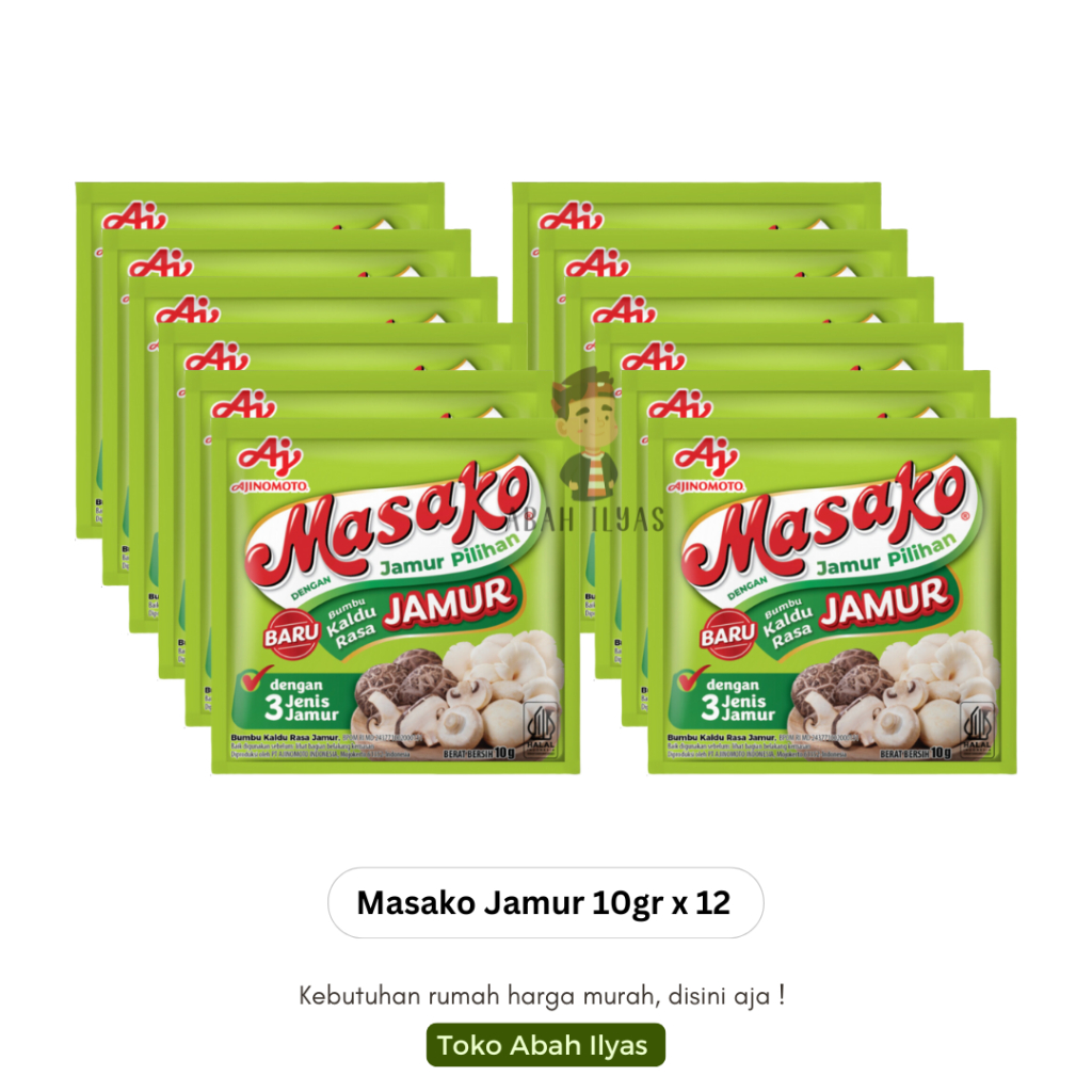 

Masako Jamur 12 Pcs