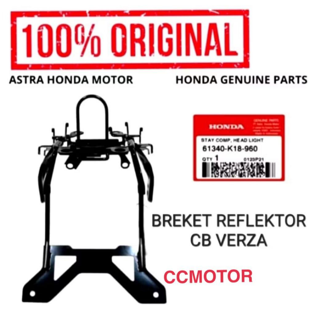 BREKET DUDUKAN REFLEKTOR LAMPU DEPAN CB VERZA ORIGINAL