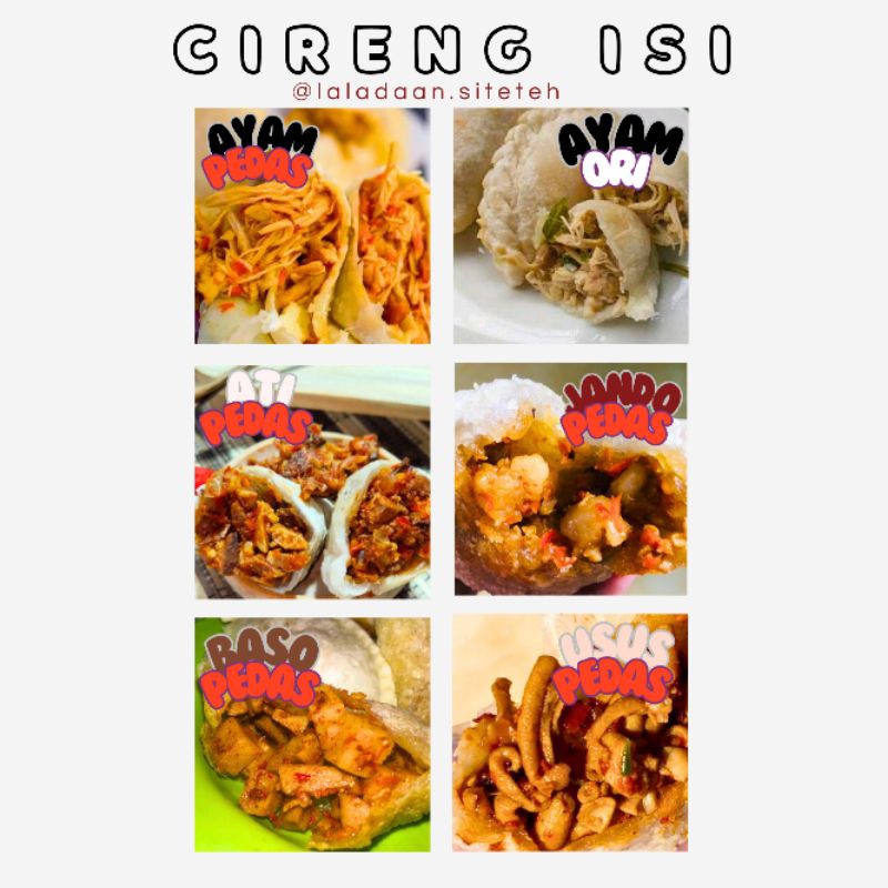 

CIRENG ISI PEDAS 6 VARIAN