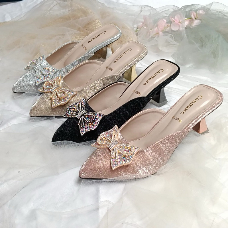 CANMORE BY COLLIBRY-SANDAL PESTA SLOP WANITA PITA HAIG HEELS NEW