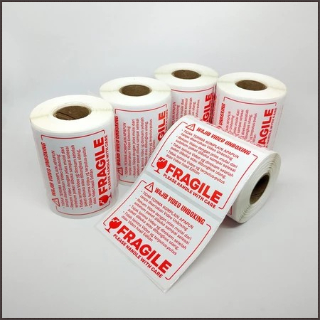 

RB Sticker Label Wajib Video Unboxing Pengiriman Paket 7 x 3cm 1 Roll1000pcs / 7x5 Cm 1 Roll500pcs