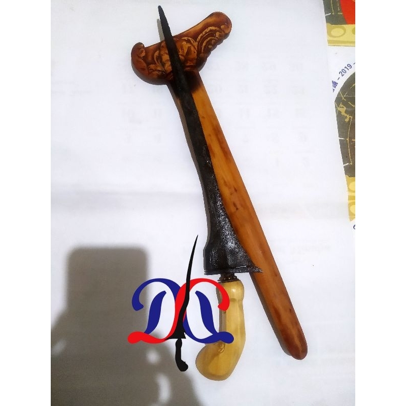 Keris Pulanggeni lurus Pajajaran sepuh pamor Pedaringan Kebak
