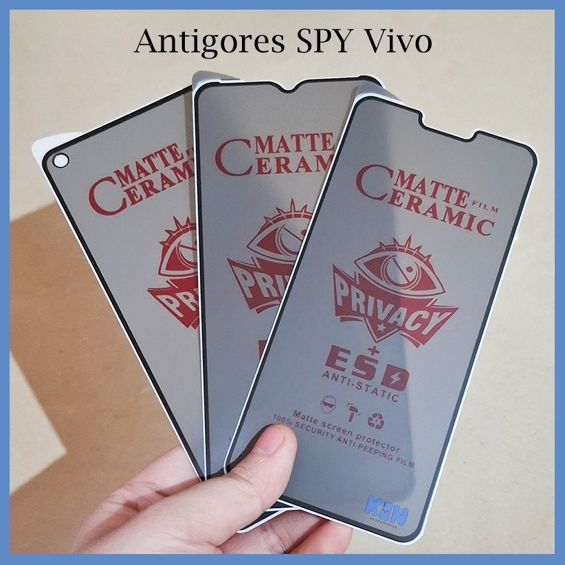 Anti Gores Matte SPY Vivo Y03 Y12i Y15A Y17s Y18 2024 Y72 Y76 Y100 Y30i T1 Pro Y51A IQOO IQ00 Y51S Z