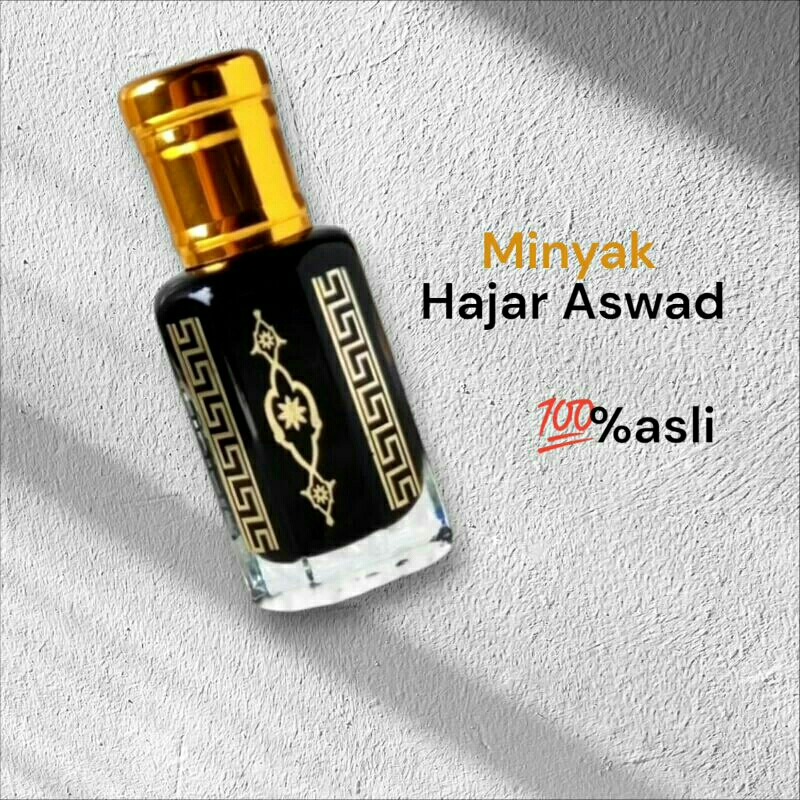 Parfum wangi  Hajar Aswad 6ml Non Alkohol Kemasan baru