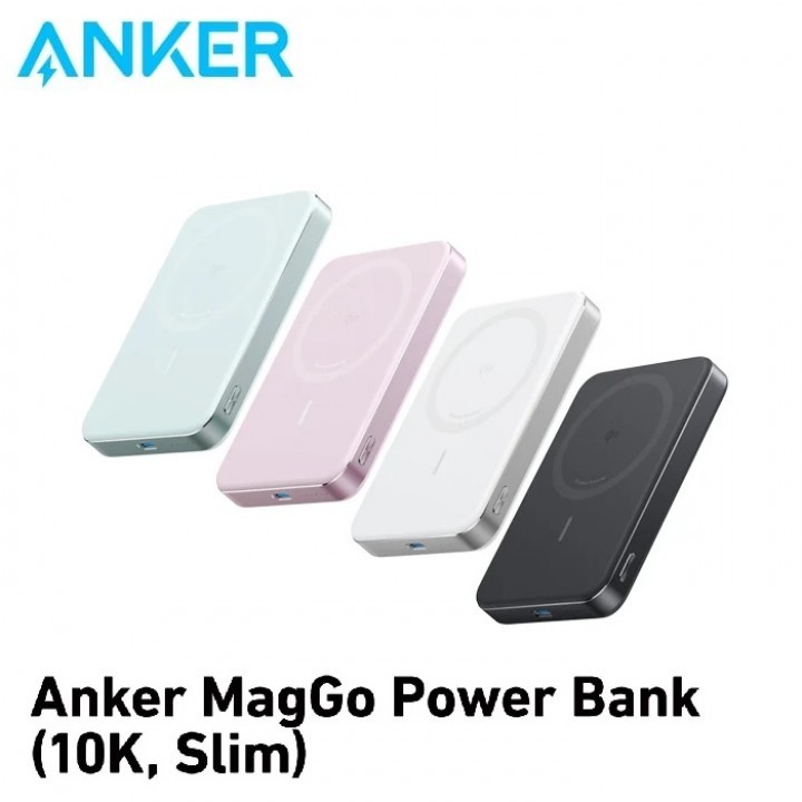 ANKER A1664 - MagGo Power Bank 30W - 10K Ultra-Slim Magnetic Power Bank - 15W MagSafe Compatible