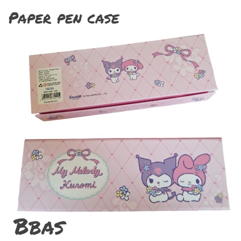 

My melody Kuromi Paper Pen Case Adinata Tempat Pensil Kotak Pensil Anak Tempat Alat Tulis