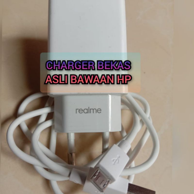 CHARGER REALME 3 | 2 | C12 ORI BAWAAN HP MIKRO USB