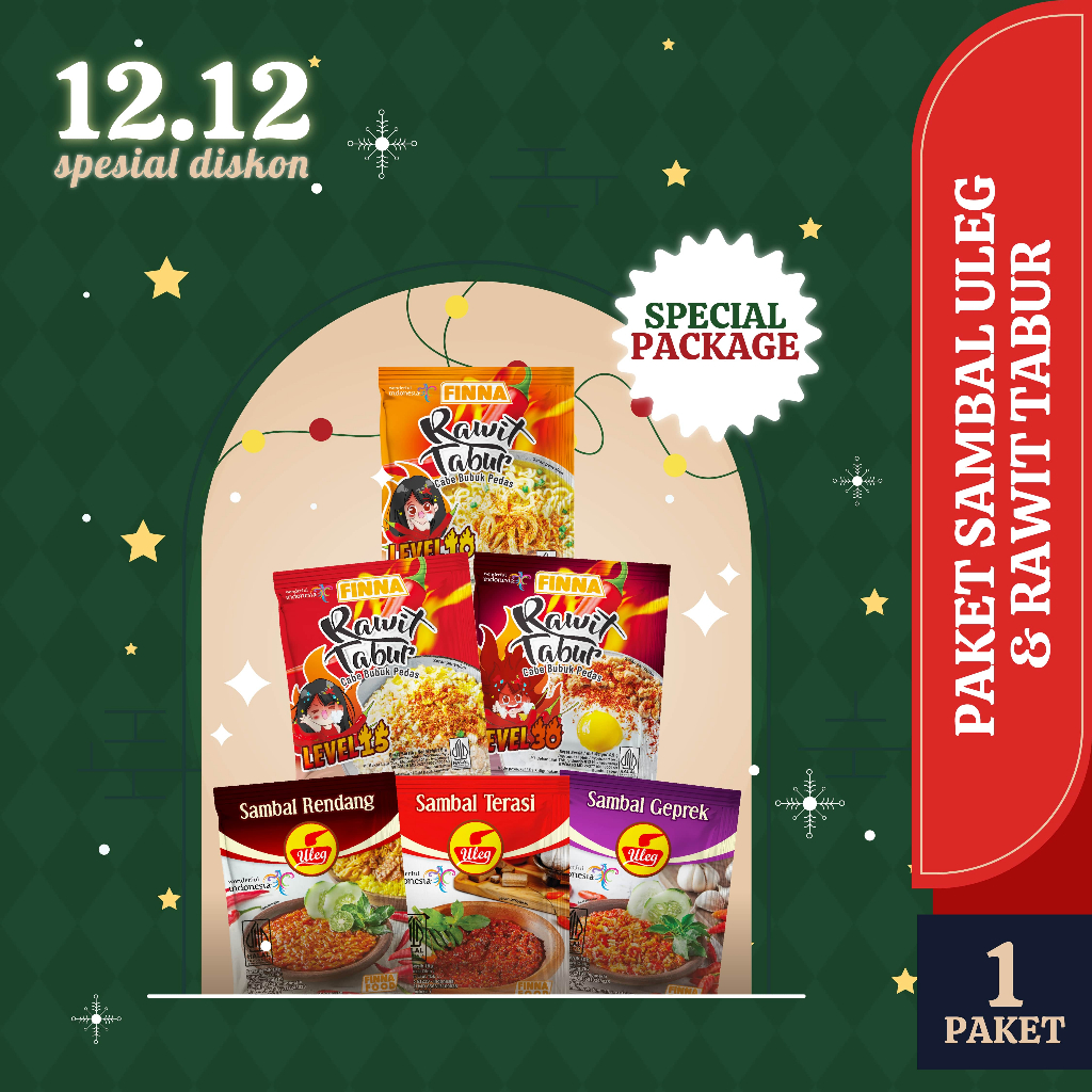 

[12.12 SPESIAL] Finna Bundling Sambal dan Rawit Tabur