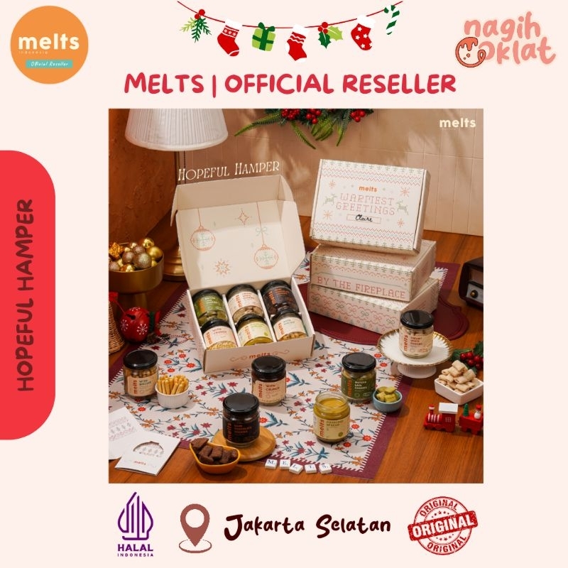 

MELTS Hopeful Hampers Christmas | Natal & Tahun Baru | Hadiah Gift Set Kado Parcel Souvenir - @nagihcoklat