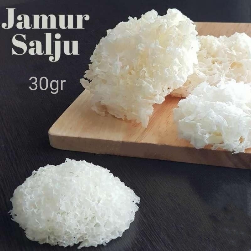 

Jamur Es Salju Putih Kering 30gr Utuh - Snow White Fungus / Bai Mu Er