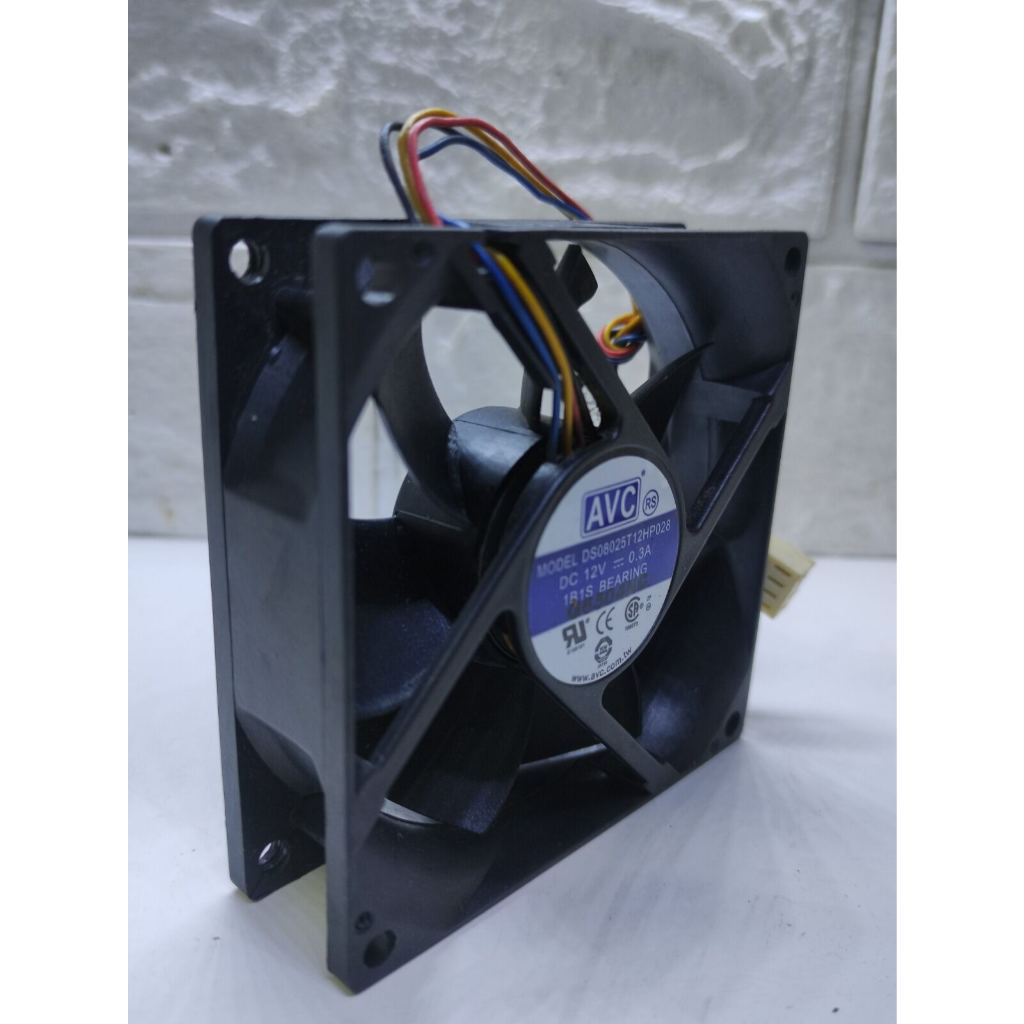 Fan 8cm AVC dc. 12V 0.30a 4PIN HIGH SPEED EX FAN PROCESSOR ORIGINAL