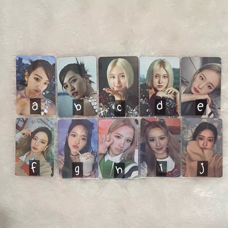 ready stock fromis_9 weekly izone ive photocard pc poca gyuri soeun jaehee minju gaeul yujin talk th