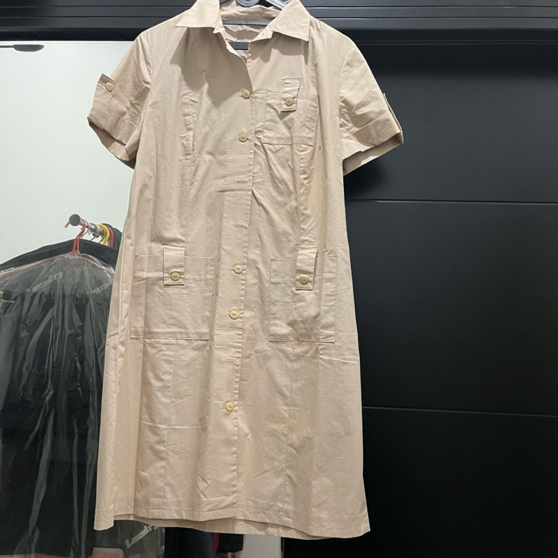 Dress coklat susu (preloved)