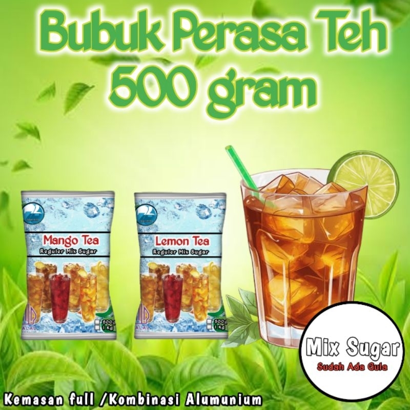 

Bubuk Minuman Perasa Teh 500gr Serbuk Perasa Teh Kekinian 500 gram