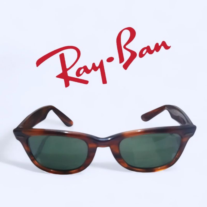 VINTAGE WAYFARER Ray-ban B&amp;L USA BAUSCH AND LOMB TORTOISE