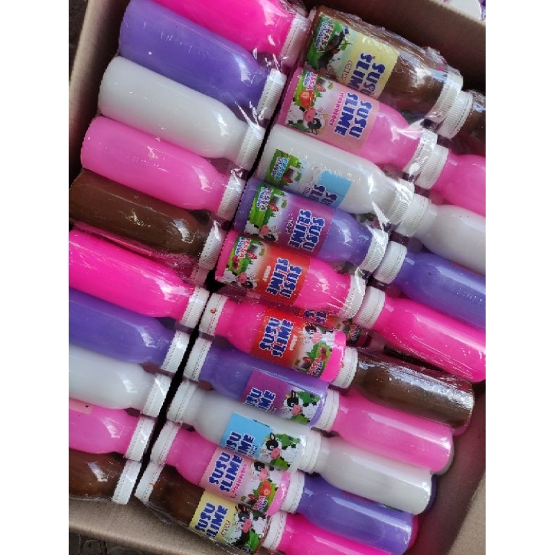 5pc Slime susu botol, slime botol,slime susu