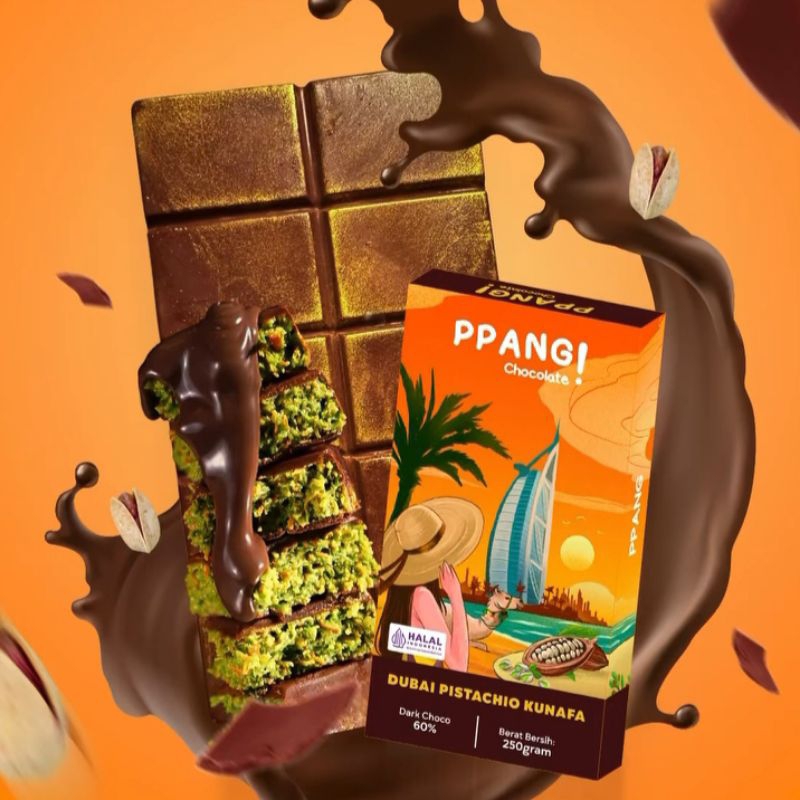 

COKLAT DUBAI KUNAFA PISTACHIO PPANG