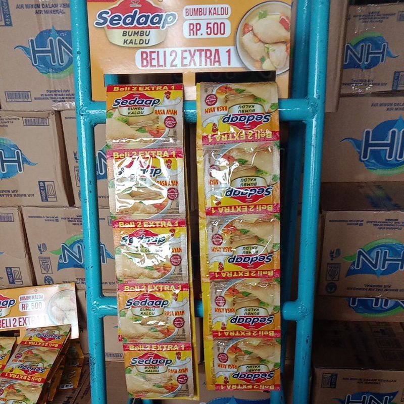 

Bumbu kaldu Sedaap beli 12 gratis 6