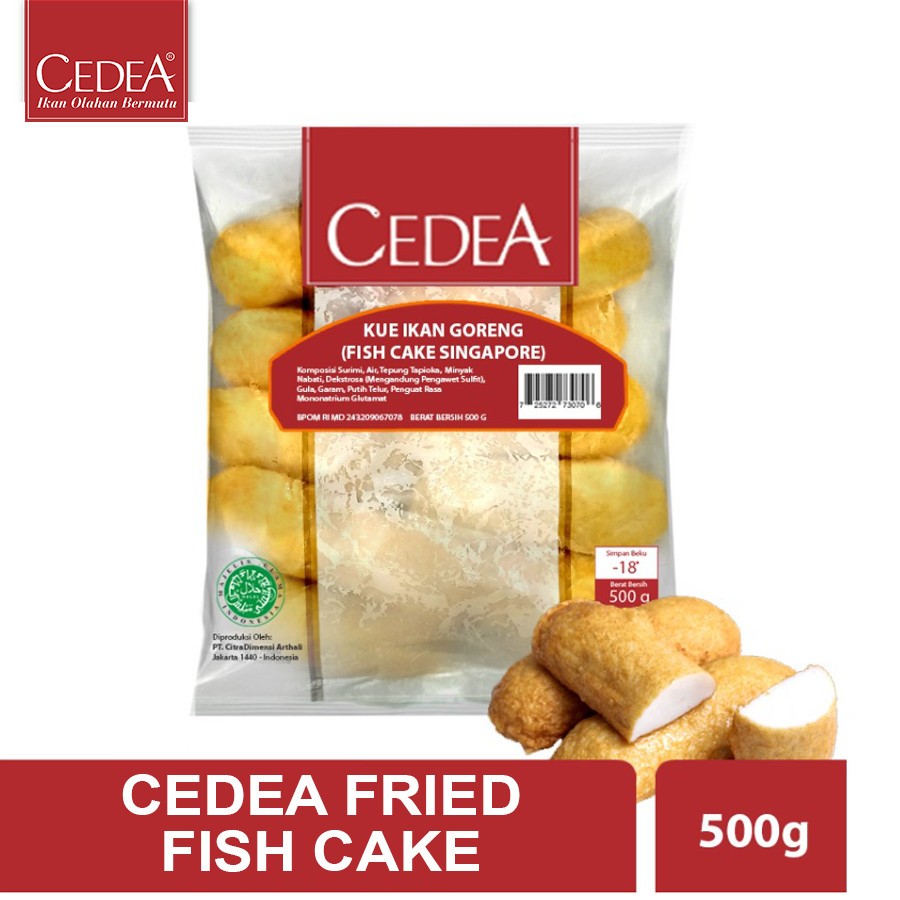 

Cedea Kue IKan Goreng / Cedea Fried Fish Cake / Kue Ikan Cedea 500g