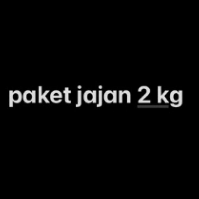 

paket 2 kg bisa cargo