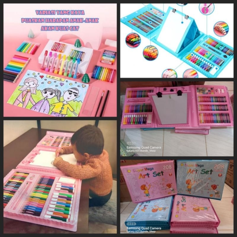 

Crayon set 208 pcs