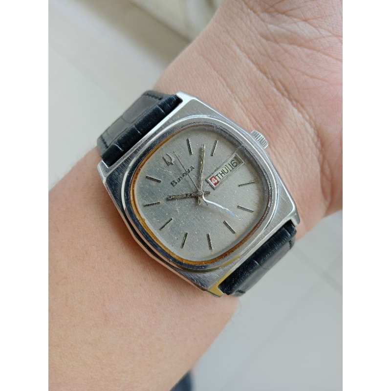 jam bulova automatic original swissmade