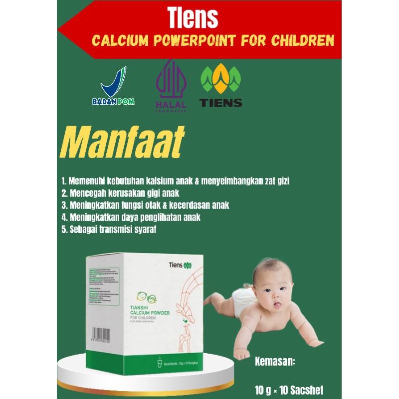 

Tiens Calsium Anak Kecerdasan Anak Susu Peninggi Khusus Anak Anak Original Bpom