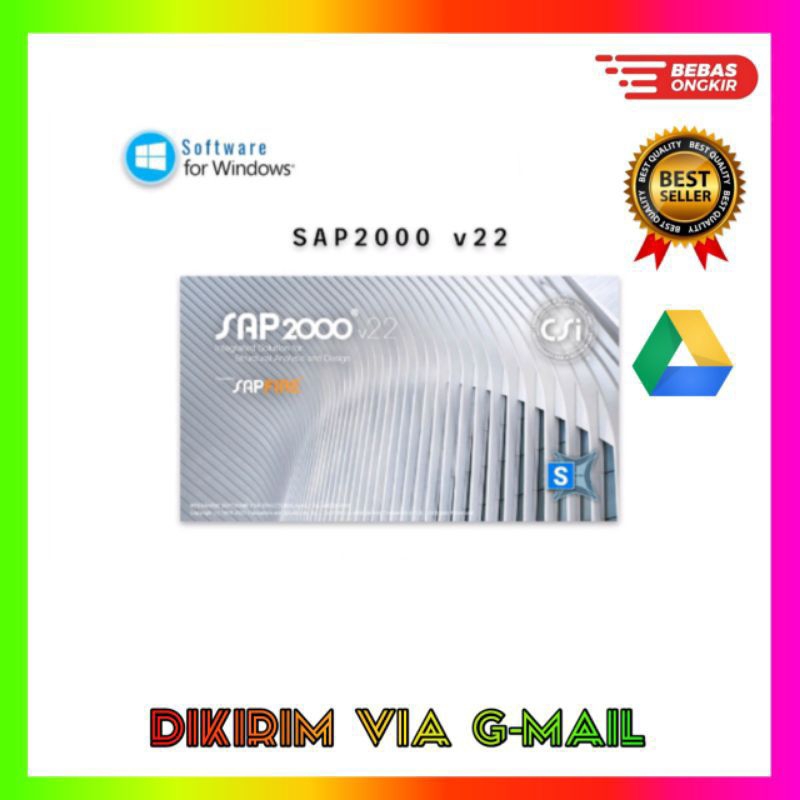 Software CSI Sap2000 v22 64Bit