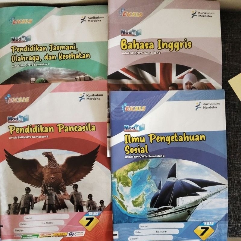 LKS EKSIS SMP KELAS 7 SEMESTER GENAP TAPEL 2024-2025-CITRA PUSTAKA-KURMER