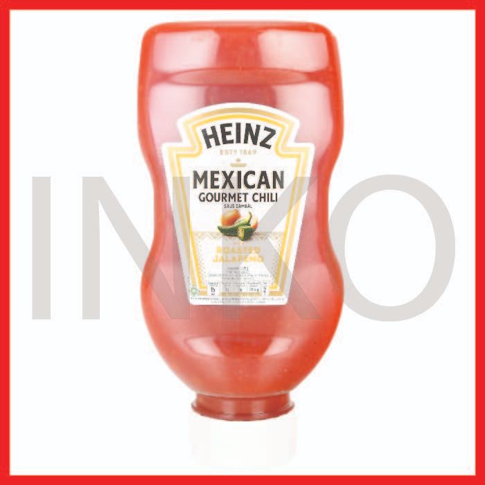 

HEINZ MEXICAN GOURMET CHILI SAUS SAMBAL WITH ROASTED JALAPENO 325GR