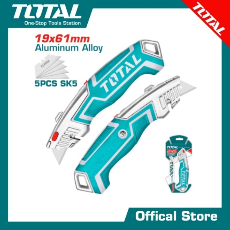 

TOTAL Utility Knife Pisau Utilitas THT5116118