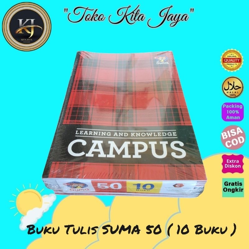 

Buku Tulis Suma Campus 50 Lembar