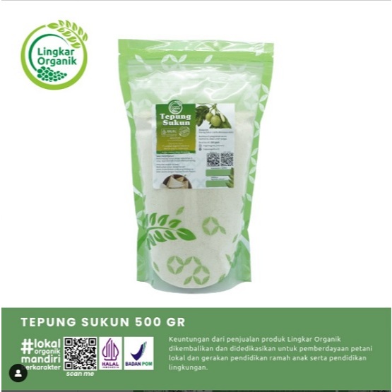 

Lingkar Organik Tepung Sukun Organik 500gr