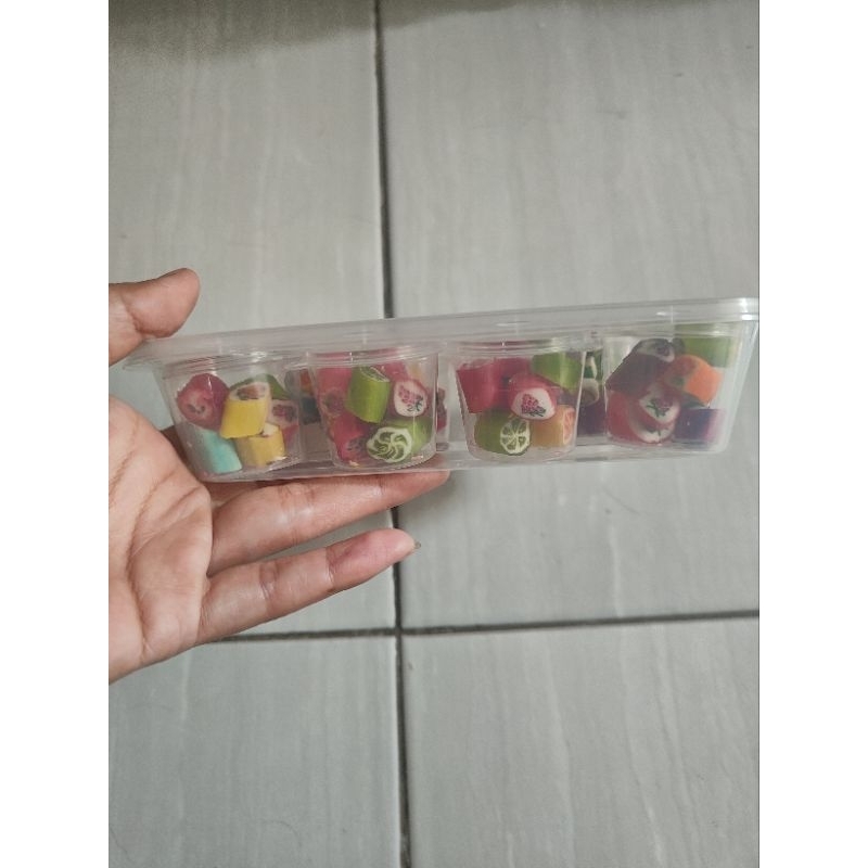 

10pcs permen potong cup viral korea buah buahan