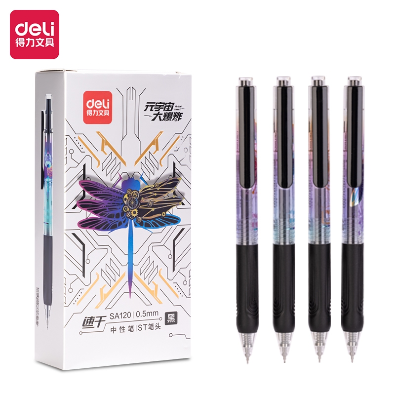 

Deli Pulpen Gel / Gel Pen 0.5mm Transparan SA120 1 pcs