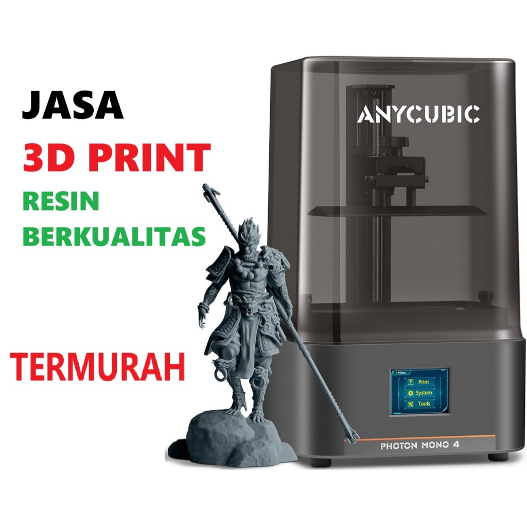 Jasa 3d Print Resin Berkualitas Termurah