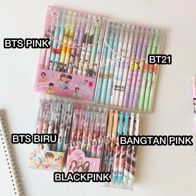 

Pulpen Korea Kpop Bangtan Black Pink