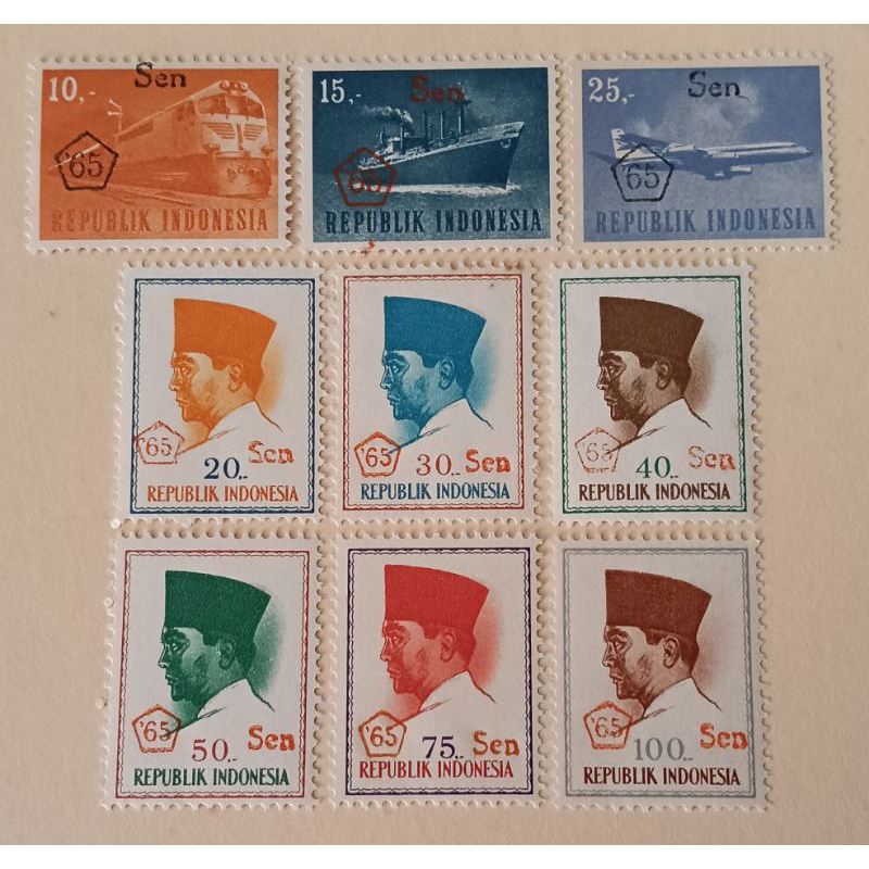 

Prangko Lawas Indonesia Set Komplit C.T. 65 THN 1965