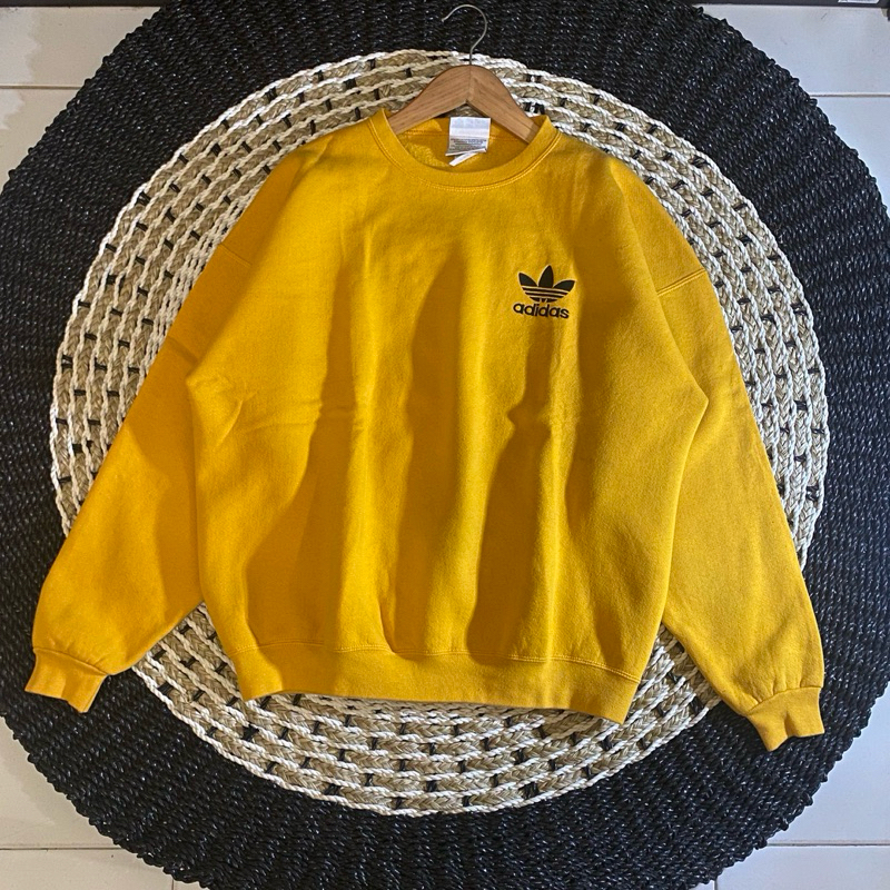Crewneck Adidas Vintage oversize bahan tebal