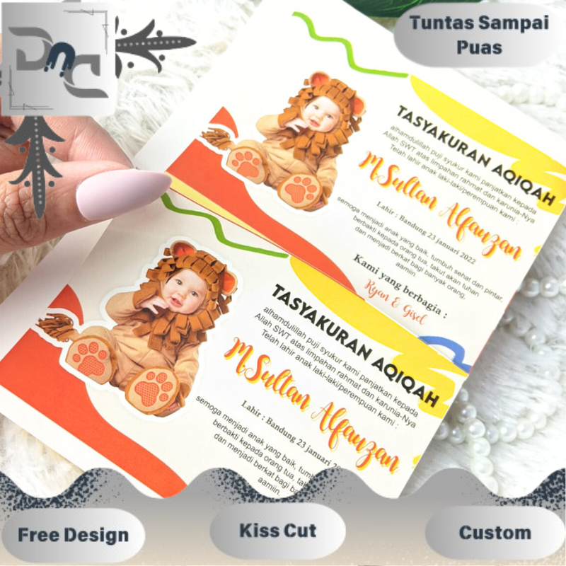 

Dnd Stiker Label Tasyakuran Aqiqah Custom Sticker Nama Bayi Ucapan Kelahiran Akikah